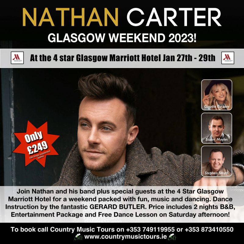 Nathan Carter Weekend in Glasgow