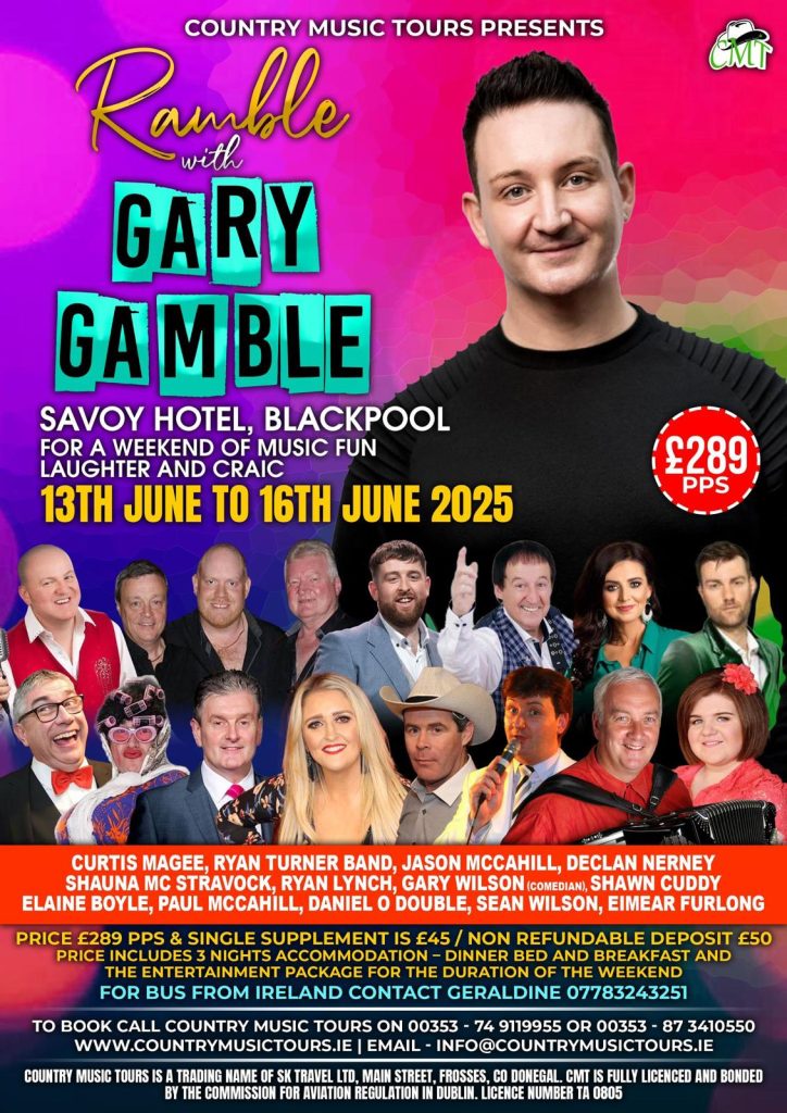 'Ramble with Gamble' Blackpool - Country Music Tours